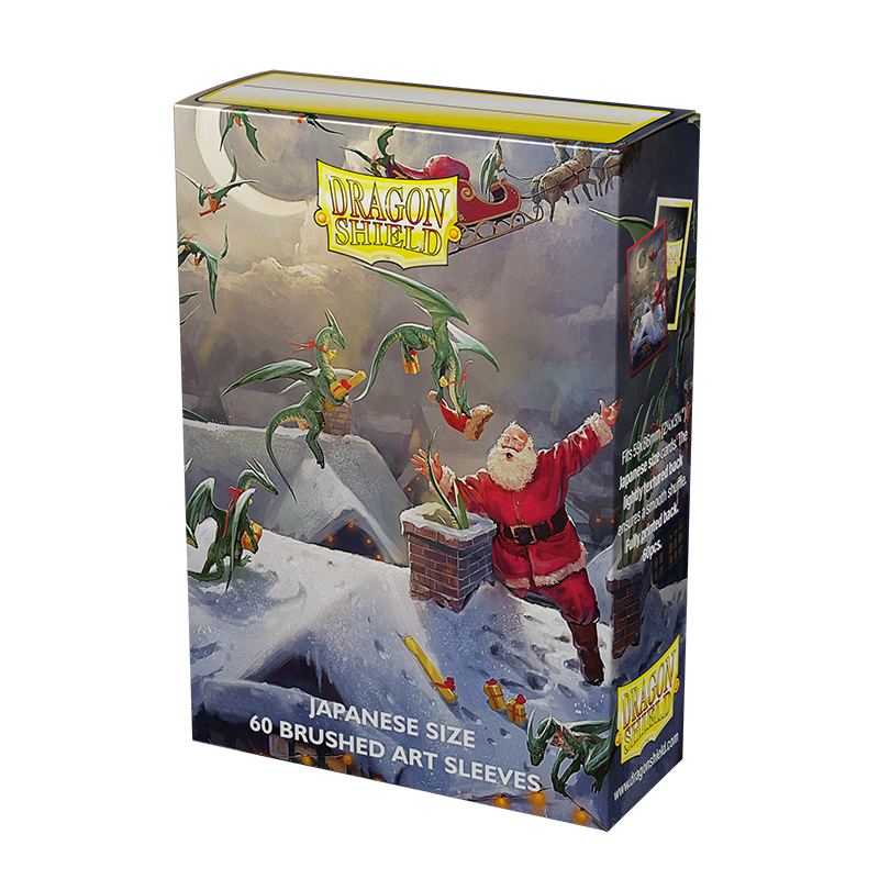 Dragon Shield: Japanese Size Sleeves Brushed Art Christmas 2023 - AT-12621