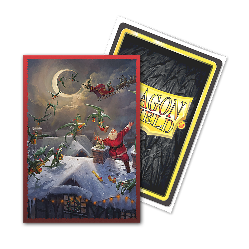 Dragon Shield: Japanese Size Sleeves Brushed Art Christmas 2023 - AT-12621