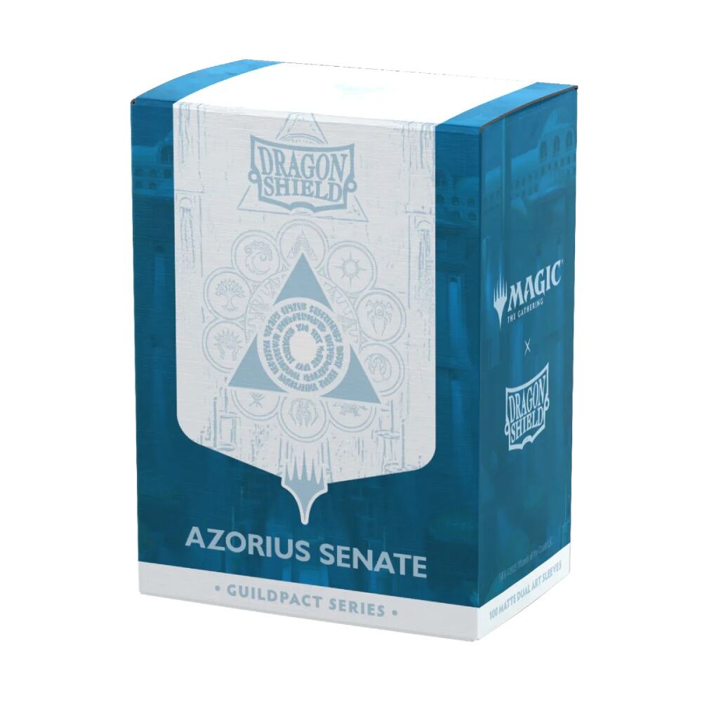 Dragon Shield Magic: The Gathering Sleeves (100) Matte Dual Art Azorius Senate (MTG Guildpact Series) - AT-16507