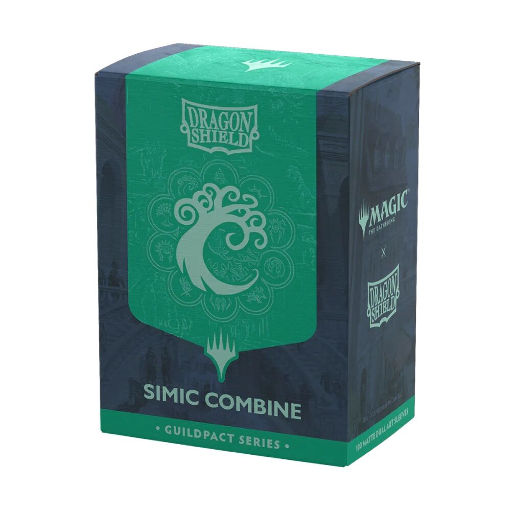 Dragon Shield Magic: The Gathering Guildpact Series Sleeves (100) Matte Dual Art Simic Combine - AT-16512