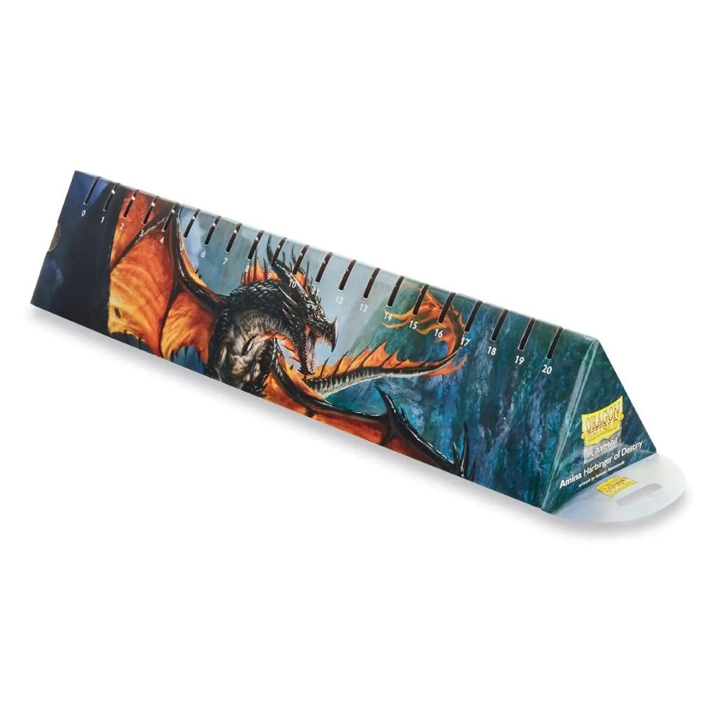 Dragon Shield: Playmat Case & Coin Black (Amina, Harbinger of Destiny) - AT-22302