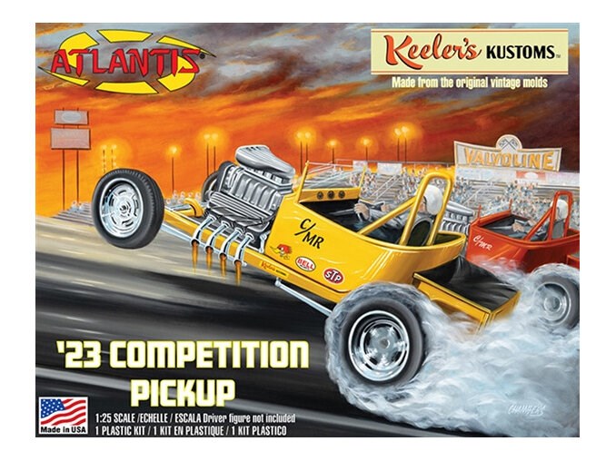 Atlantis Models AMC13104 Altantis 1/25 Keelers Kustom's Competition T Roadster Pickup (9045312667885)