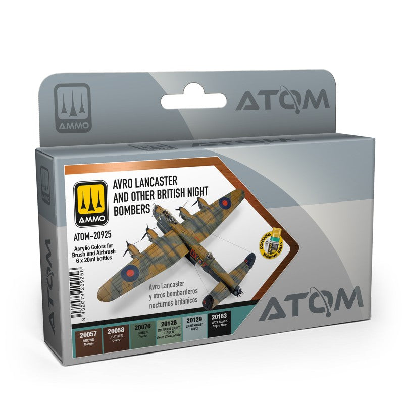 AMMO by Mig Jimenez ATOM-20925 ATOM Avro Lancaster and other Night Bombers Set