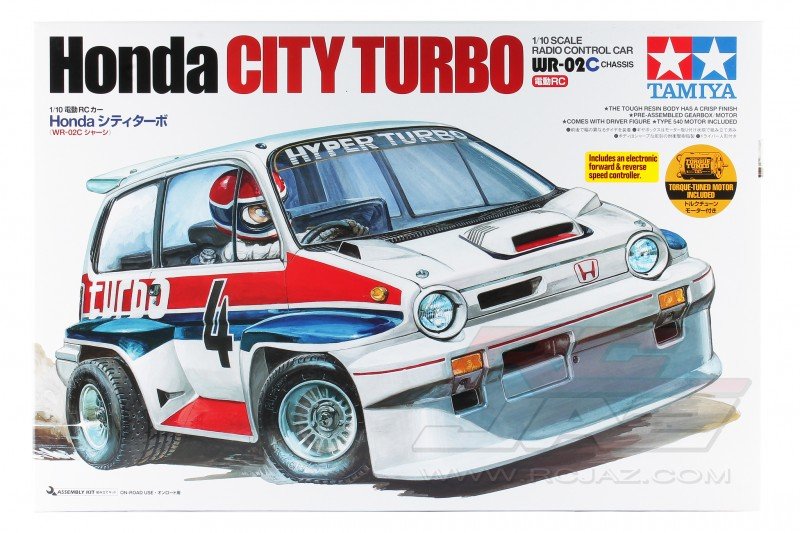 Tamiya Honda City Turbo WR-02C Includes ESC RC Car 1/10 Scale