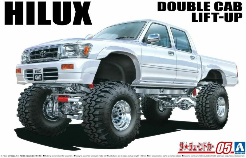 Aoshima 20088 1/24 HILUX DOUBLE CAB LIFT UP94