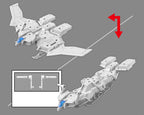 Bandai 30MM 1/144 Extended Armament Vehicle Wing Mobile Version - BAS2761750