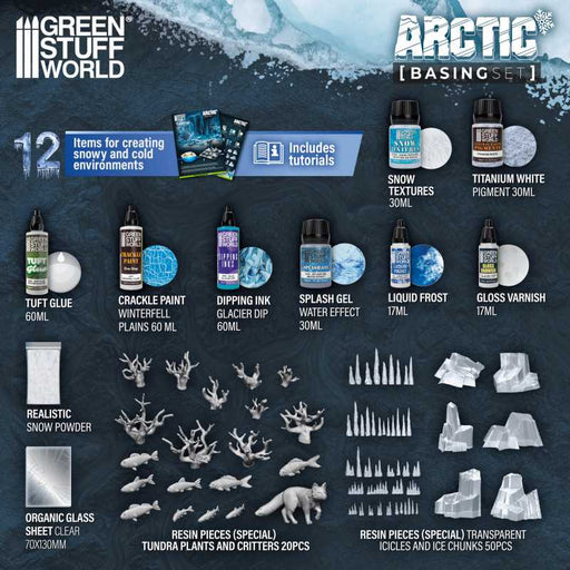 Green Stuff World 11638 Environment Set Artic / Ártico (9080482824429)