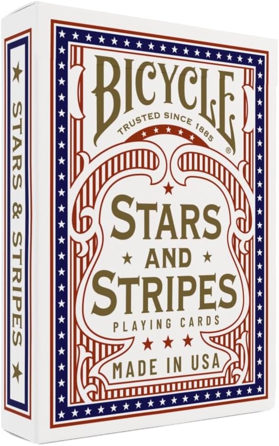 Cartamundi 10048184 Bicycle Stars and Stripes Playing Cards
