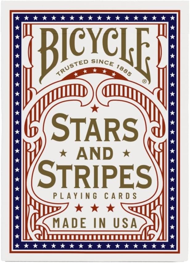 Cartamundi 10048184 Bicycle Stars and Stripes Playing Cards