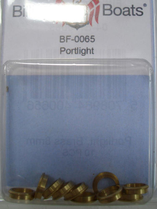 Billing Boats BF-0065 Portlight Brass 8mm (10) (8278054764781)