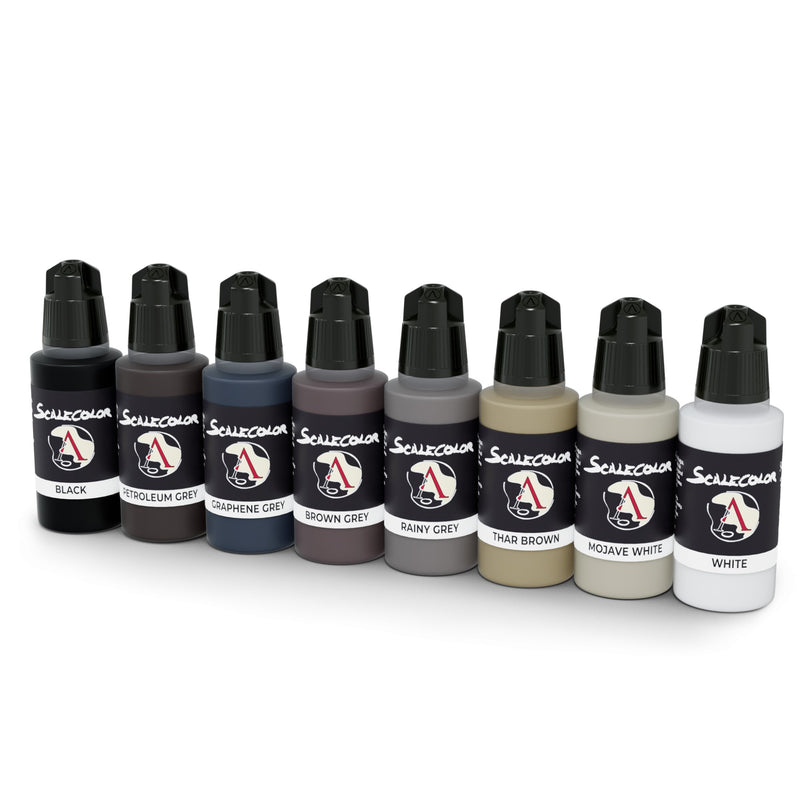 Scale 75 SSE-083 Warfront Set Black & White Paint Set