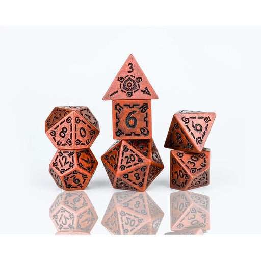 Sirius DZ0017-01 Dice â€“ Dice Set - Illusory Metal: Copper (9250525839597)