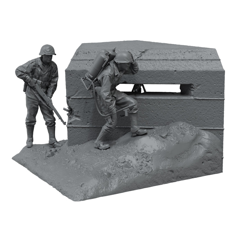 Scale 75 SW35-051 Figures Warfront Bunker Run (The Pacific 1944-1945) 35mm
