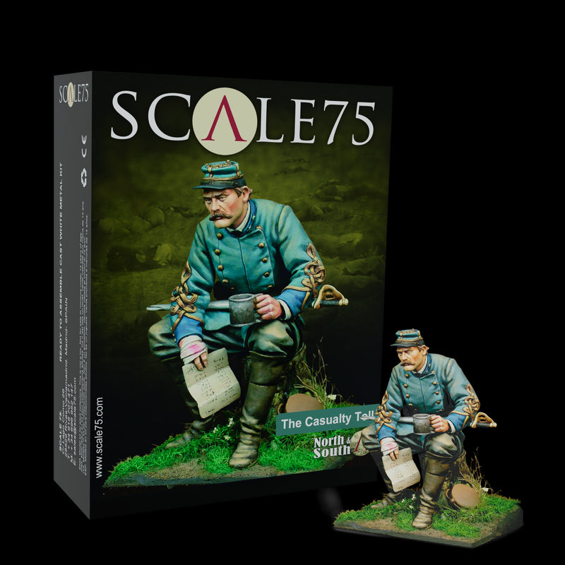 Scale 75 SCA-002 Figures North and South Casualty Toll 75mm