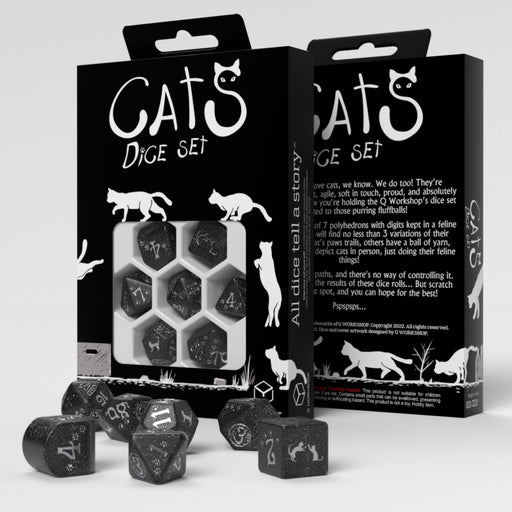 Q Workshop RCAT05 CATS Modern Dice Set: Waffle (9003916296429)
