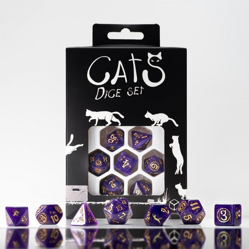 Q Workshop SCAT01 CATS Dice Set: Purrito (9003915968749)