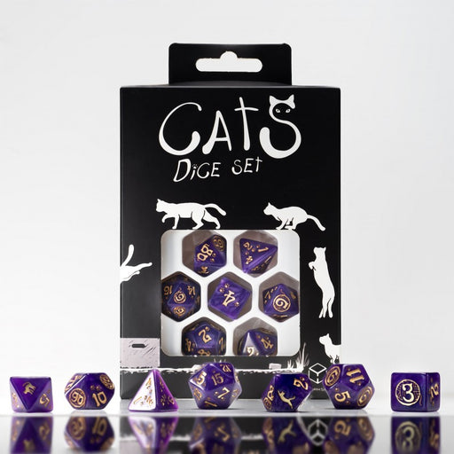 Q Workshop SCAT01 CATS Dice Set: Purrito (9003915968749)