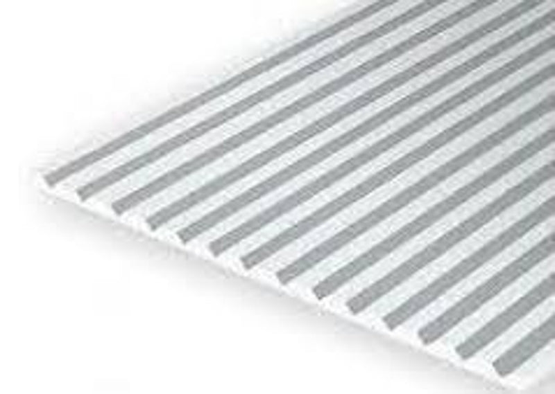 Evergreen 2100 V GROOVE 15X29CM X.5MM SP2.5MM - Hobby City NZ (8446600020205)