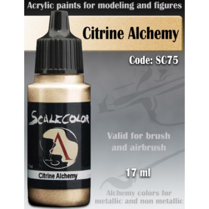 Scale 75 SC-75 Scalecolor Metal n Alchemy Citrine Alchemy 17ml