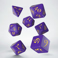 Q Workshop - Classic RPG Purple & Yellow Dice Set 7 - QW-SCLE05