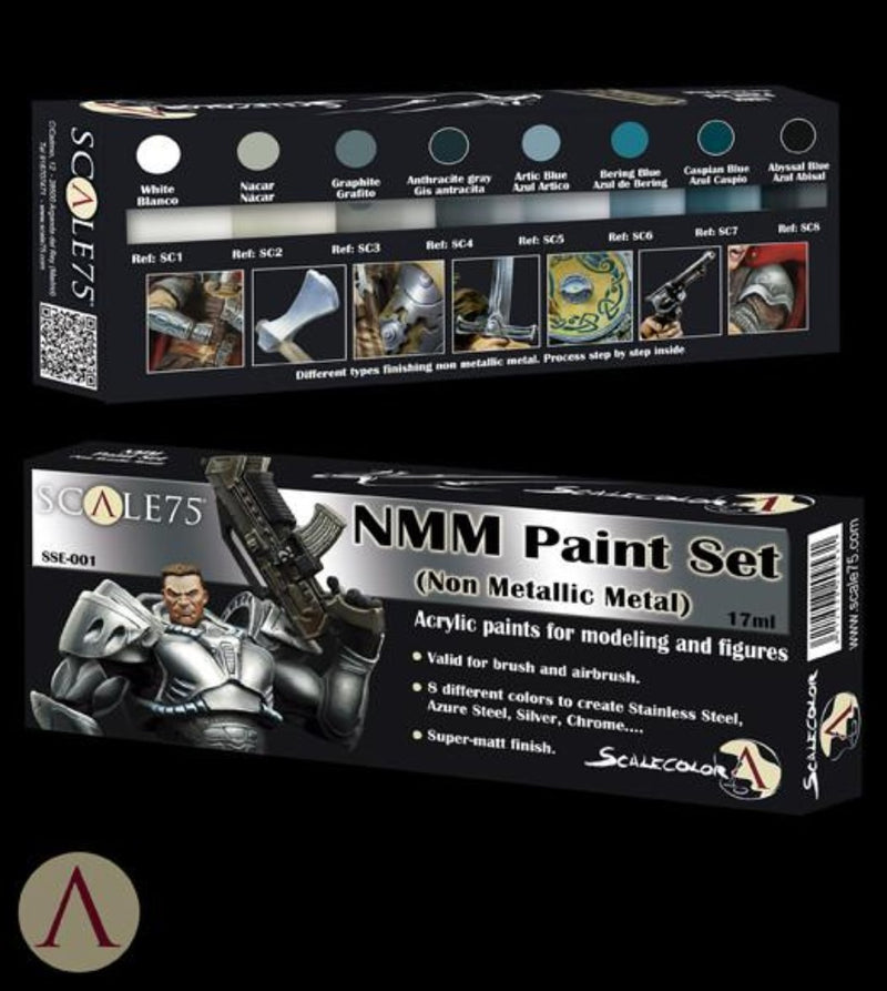 Scale 75 SSE-001 Scalecolor NMM Steel Paint Set
