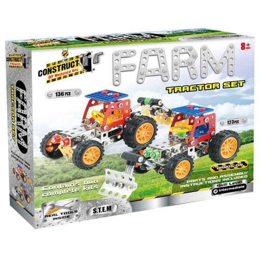 xConstruct It Farm Tractor Set - 254 Pc (6656319684657)
