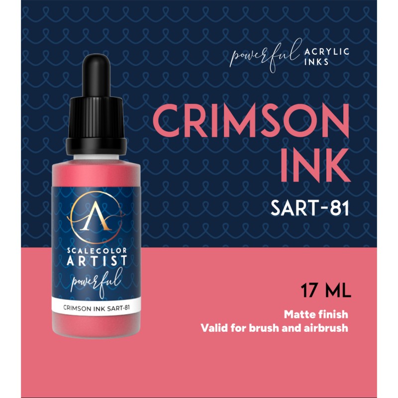 Scale 75 SART-81 Scalecolor Artist Crimson Ink 20ml