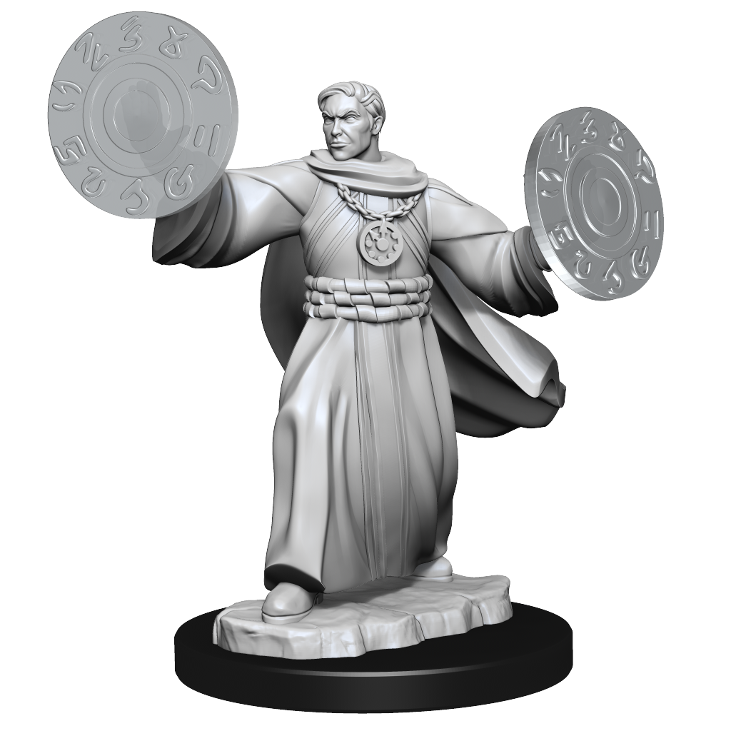 WizKids Critical Role Unpainted Miniatures Human Graviturgy and Chronurgy Wizards Female - WZK90391