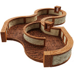 WizKids WarLock Tiles Town & Village III Curves Wargaming Terrain (2)