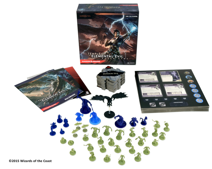 WizKids Dungeons & Dragons Temple of Elemental Evil Adventure System Board Game
