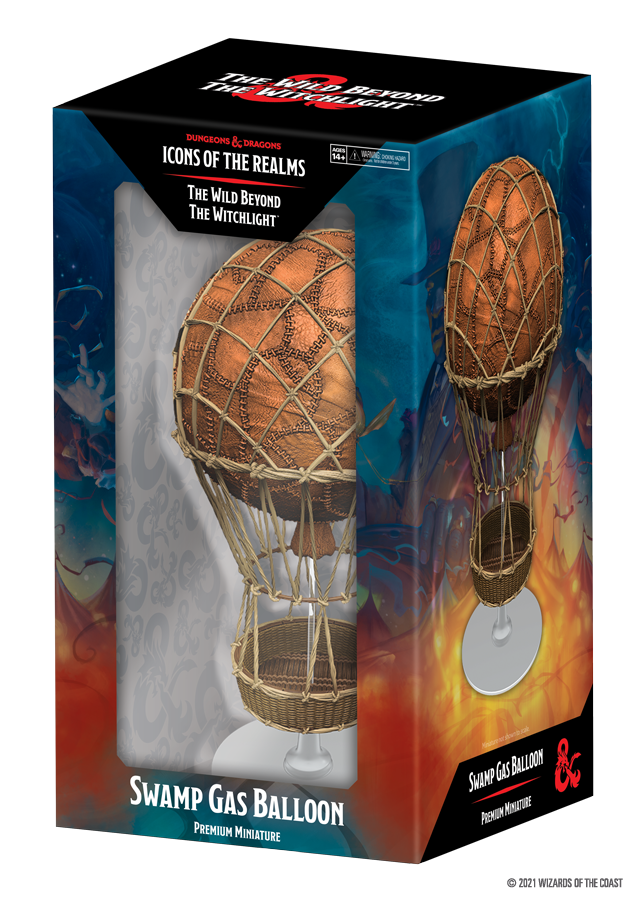 WizKids D&D Icons of the Realms The Wild Beyond the Witchlight Swamp Gas Balloon Premium Figure