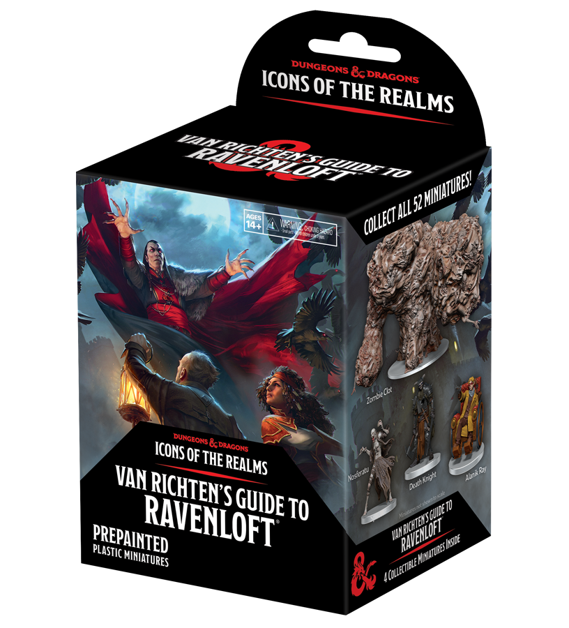 WizKids D&D Icons of the Realms Van Richten's Guide to Ravenloft RPG Miniatures Booster Brick (8) (2)