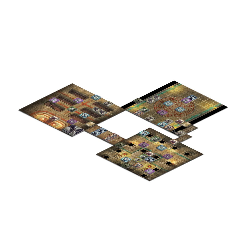 WizKids Dungeons & Dragons Onslaught Tomb of Horrors Maps & Monsters Tabletop Game Expansion (3)