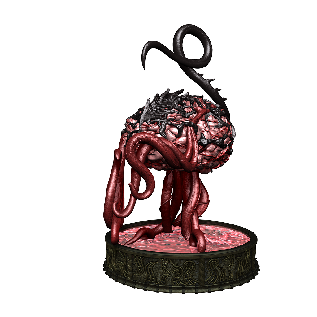 WizKids D&D Icons of the Realms Volo & Mordenkainen's Foes Elder Brain & Stalagmites Premium Figure