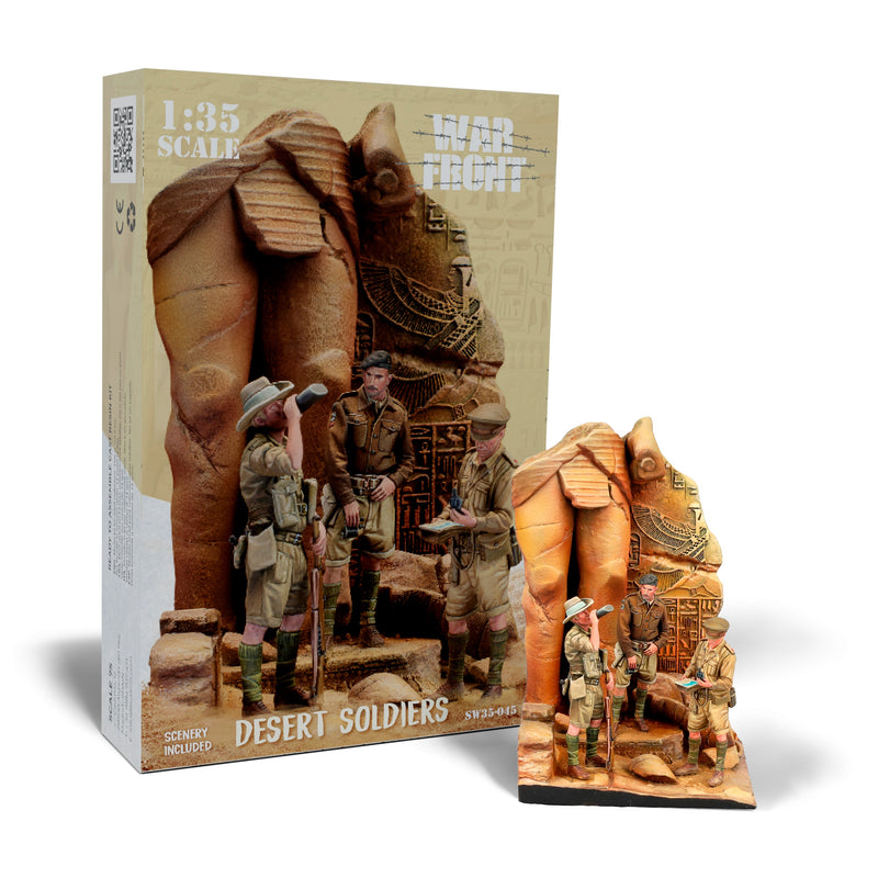 Scale 75 SW35-045 Figures Warfront Desert Rats 35mm