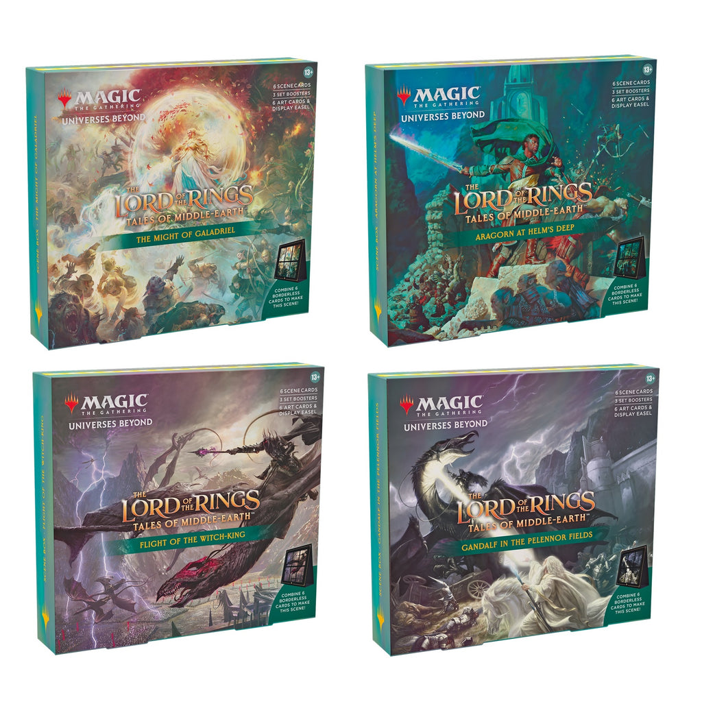 Wizards of the Coast Magic The Lord of the Rings: Tales of Middle-Earth Holiday Scene Box Display Trading Card Game Set