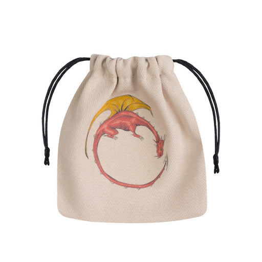 Q Workshop BDRA101 Dragon Beige & multicolor Dice Bag (9003919605997)