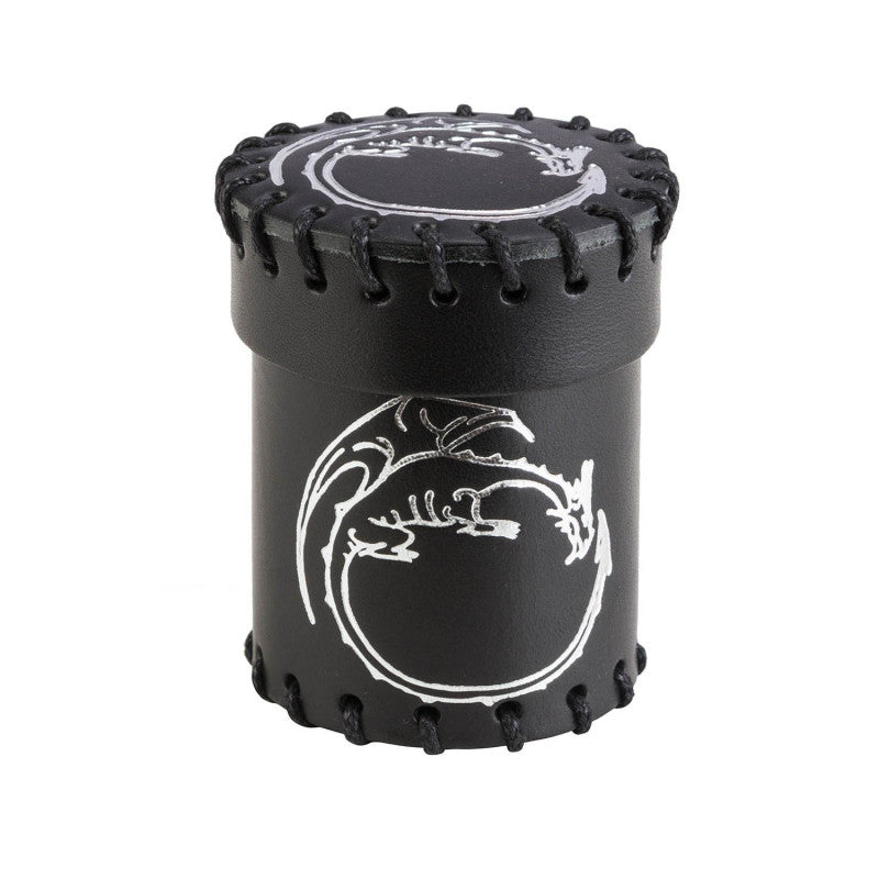 Q Workshop CDRA101 Dragon Black Leather Dice Cup (9003911381229)