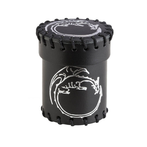 Q Workshop CDRA101 Dragon Black Leather Dice Cup (9003911381229)