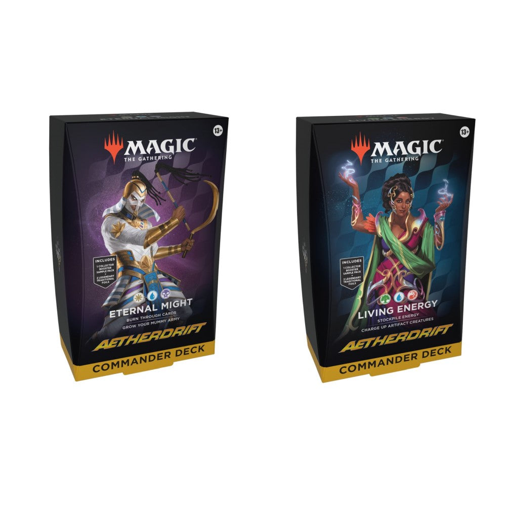 Wizards of the Coast Magic Aetherdrift Commander Deck Display
