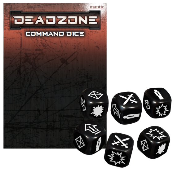 Mantic Games MGDZM108 Deadzone Command Dice