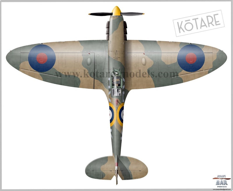Kotare Models K32601 1/32 Spitfire Mk.Ia Brian Lane