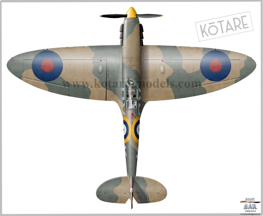 Kotare Models K32601 1/32 Spitfire Mk.Ia Brian Lane (8255529386221)
