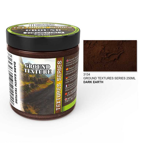 Green Stuff World 3134 Texturizing Paste / Acrylic Ground Texture DARK EARTH 250ml (9080481972461)