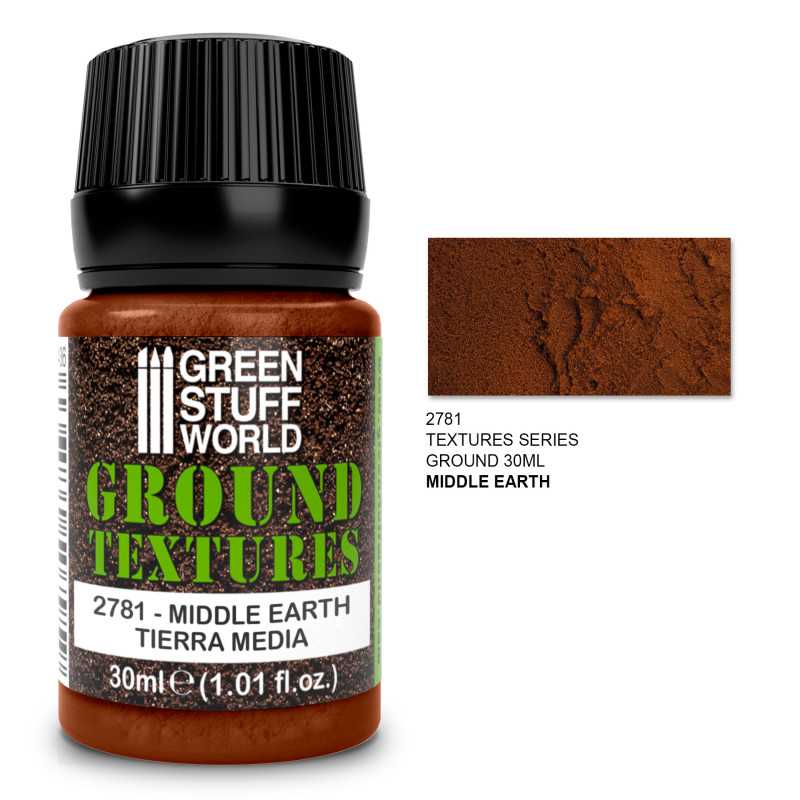 Green Stuff World 2781 Texturizing Paste / Acrylic Ground Texture MIDDLE EARTH 30ml (9080478630125)