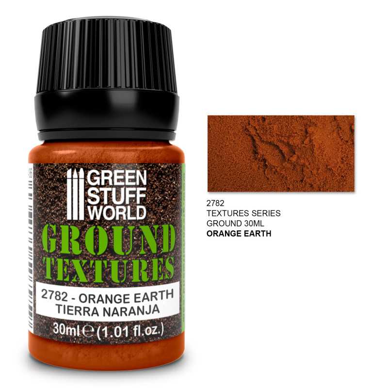 Green Stuff World 2782 Texturizing Paste / Acrylic Ground Texture ORANGE EARTH 30ml (9080478695661)