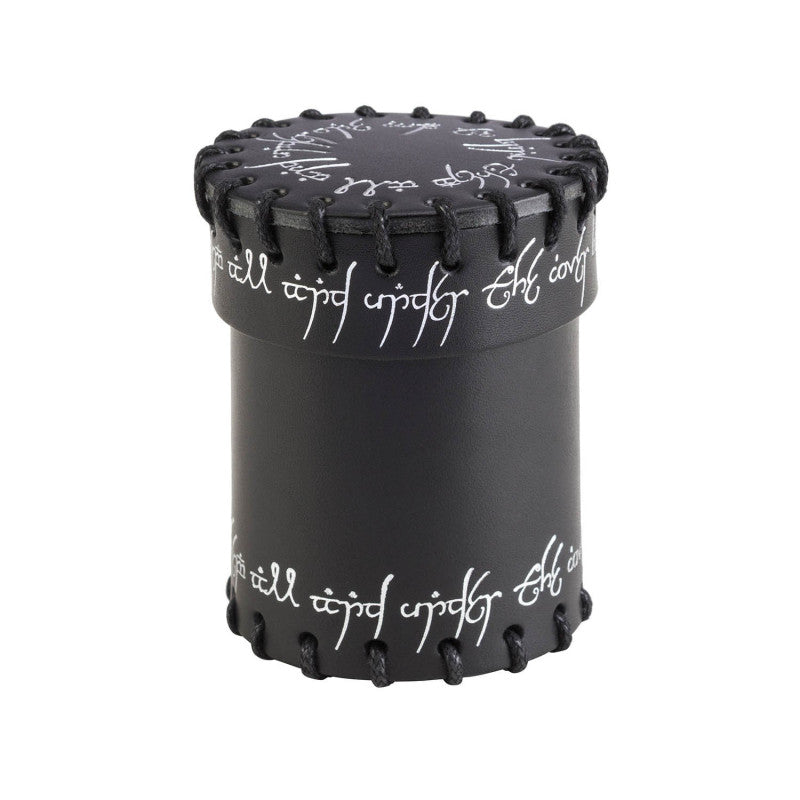 Q Workshop CELV101 Elvish Black Leather Dice Cup (9003911413997)
