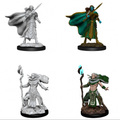 WizKids Magic the Gathering Unpainted Miniatures Elf Fighter & Elf Cleric - WZK90279