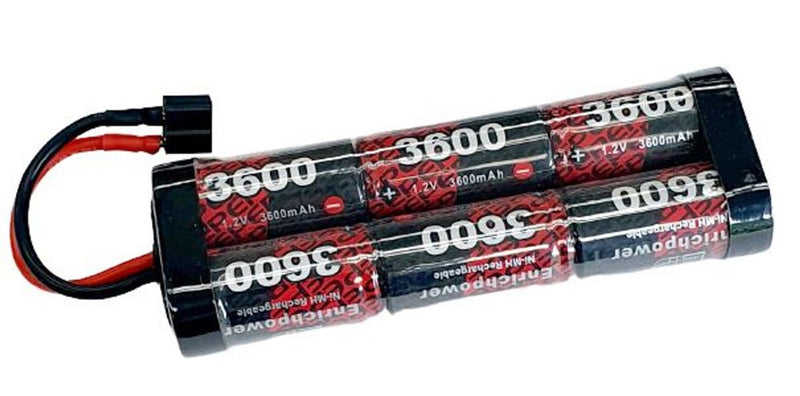 Enrich Power ENF3600SCD 3600mAh 7.2V NiMH Stick Pack Dean - Hobby City NZ