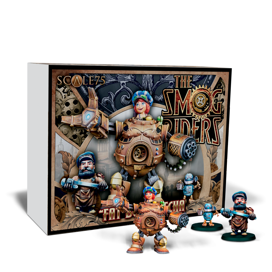 Scale 75 SSR-023 Figures The Smog Riders Fat Bob Mecha 35mm — Hobby City NZ
